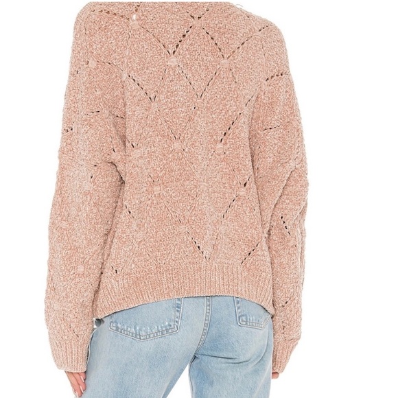 Tularosa Soft Tully Cardigan Plush Chenille Sweater - Picture 3 of 8